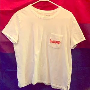 tee shirt with cute embroidery detail!!